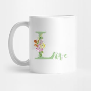 Yellow love letter Mug